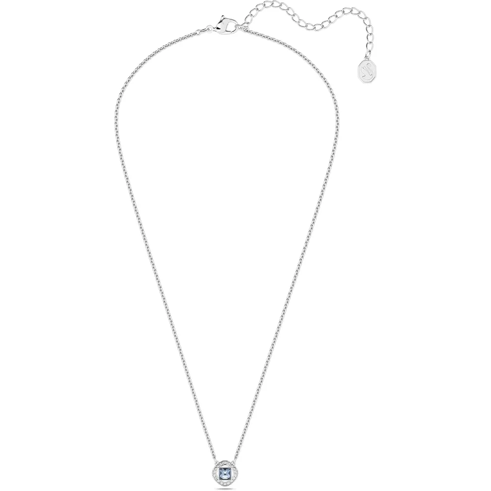 b0bmwc2cp7_1_webp.webp SWAROVSKI COLLAR PENDIENTE CUADRADO UNA ANGELIC ACABADO RODIO PARA MUJER | AZUL HUMO