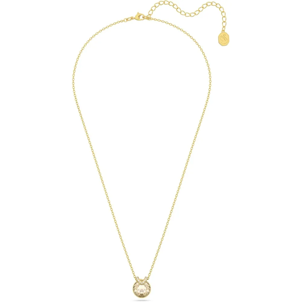 SWAROVSKI COLLAR PENDIENTE REDONDO BELLA V ACABADO ORO PARA MUJER | DORADO