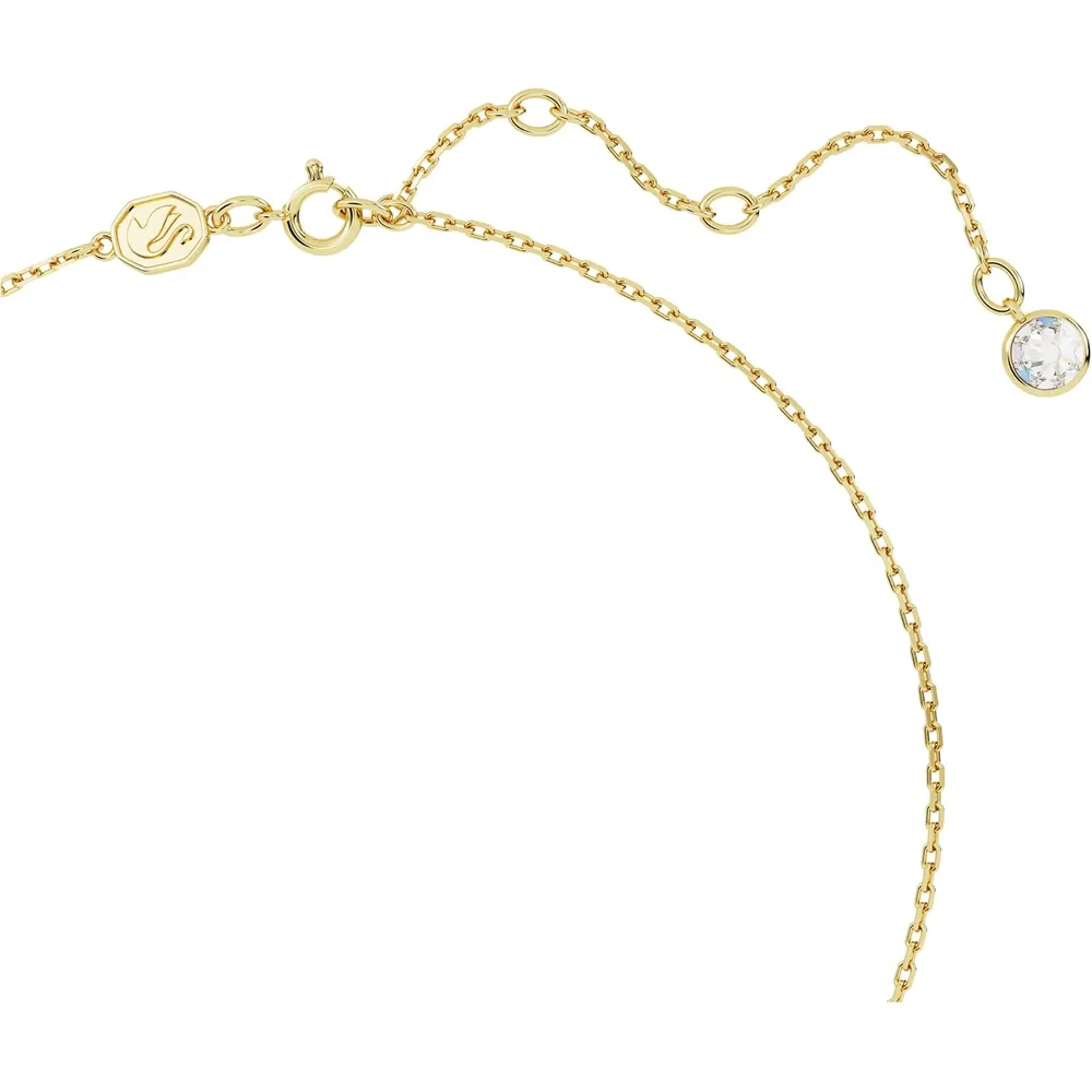 SWAROVSKI COLLAR PENDIENTE PERA CHROMA ACABADO ORO PARA MUJER | VERDE