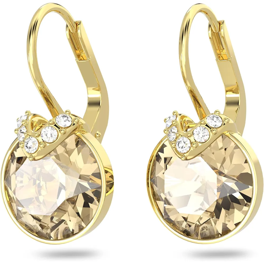 b0bmwjxhpk_2_webp.webp SWAROVSKI ARETES COLGANTES REDONDO BELLA V ACABADO ORO PARA MUJER | ORO