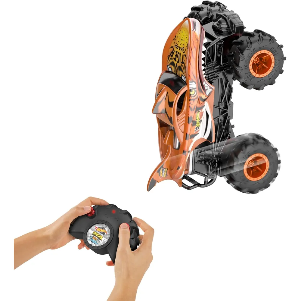HOT WHEELS AUTO RC MONSTER TRUCKS | NARANJA