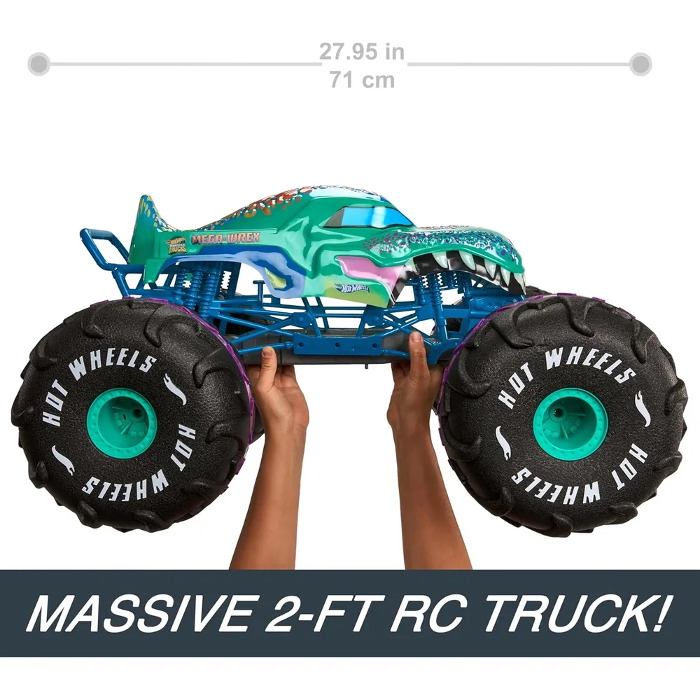 HOT WHEELS AUTO RC MONSTER TRUCKS MEGA WREX