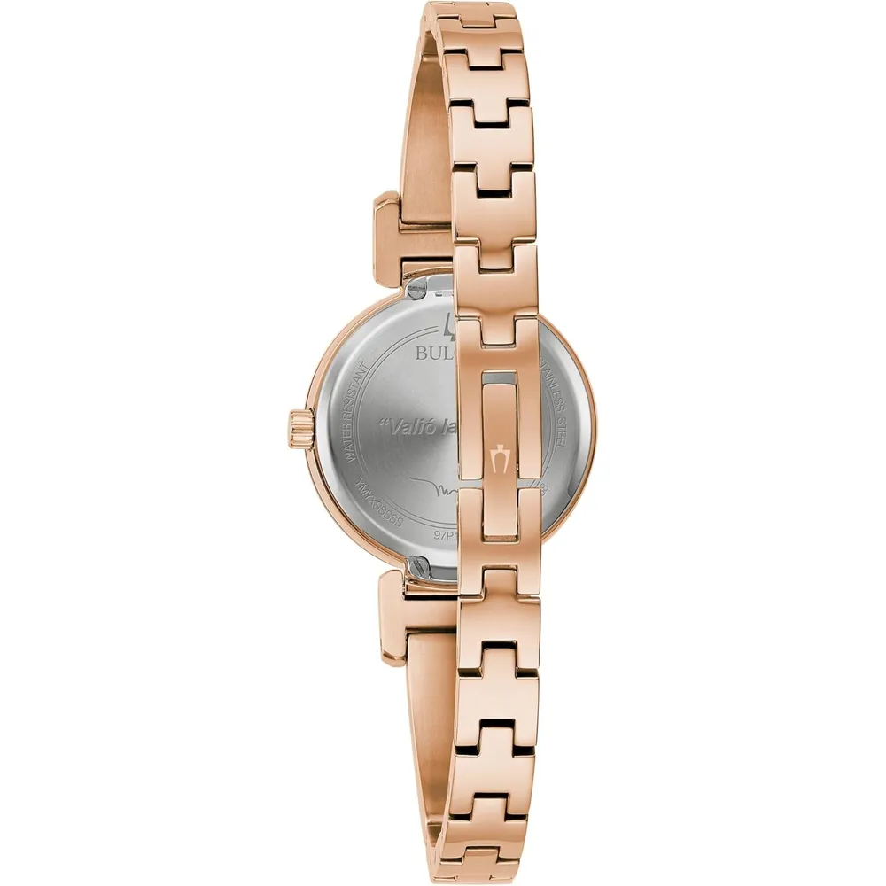 b0bn24nxrh_2_webp.webp Bulova reloj brazalete Marc Anthony de mujer moderno 3 agujas diamantes | Oro Rosa