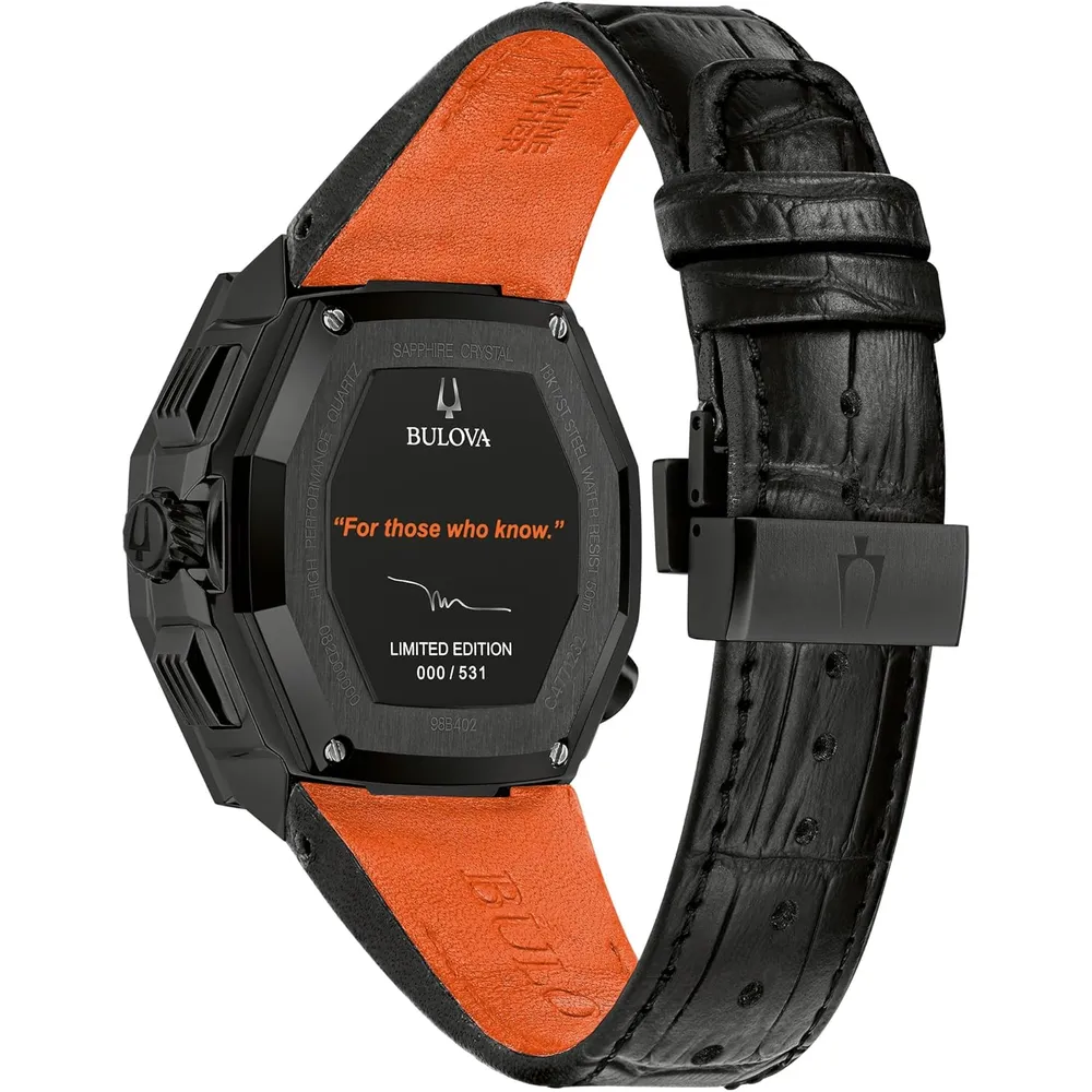 b0bn25pwfy_2_webp.webp Bulova reloj Marc Anthony hombre serie X cronógrafo cuarzo diamantes negro | Negro