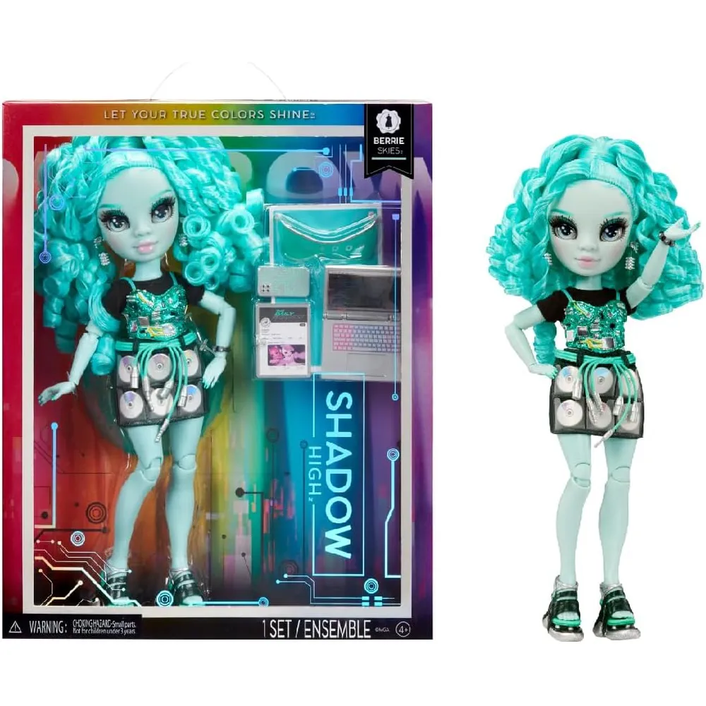 Rainbow High Shadow High Berrie muñeca con accesorios