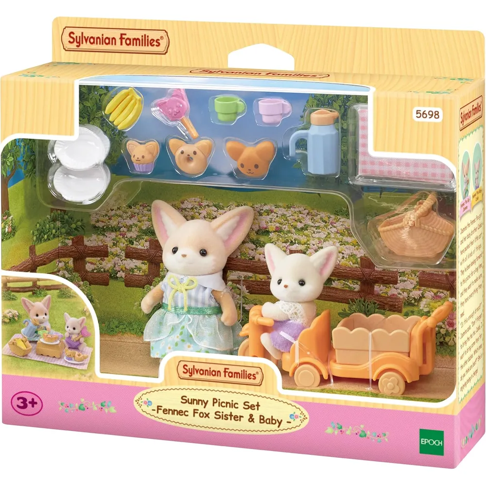 SET SYLVANIAN FAMILIES PICNIC HERMANOS FENNEC