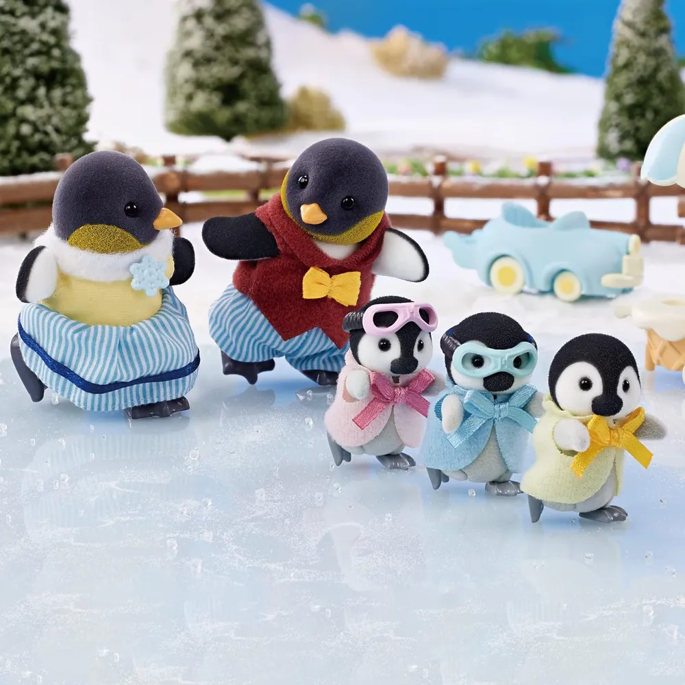 MUÑECA SYLVANIAN FAMILIES FAMILIA PINGÜINOS 5694