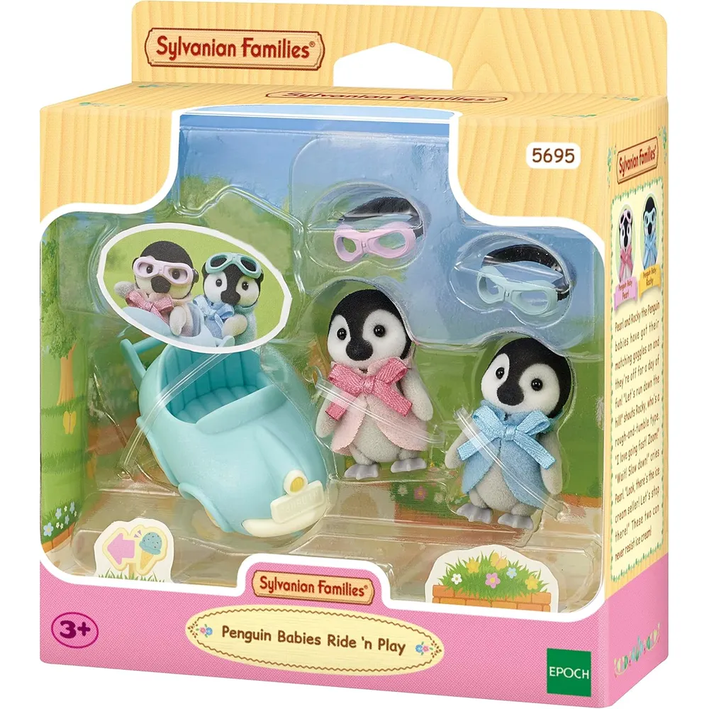 b0bnl9pttq_2_webp.webp MUÑECA SYLVANIAN FAMILIES GEMELOS PINGÜINOS CON COCHE