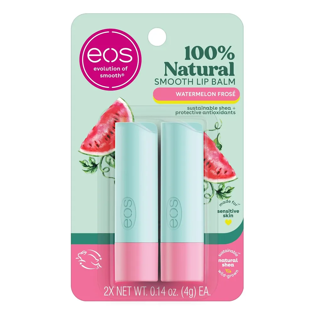 EOS bálsamo labial pack 2 Sandía | 0.14 oz / 4 ml