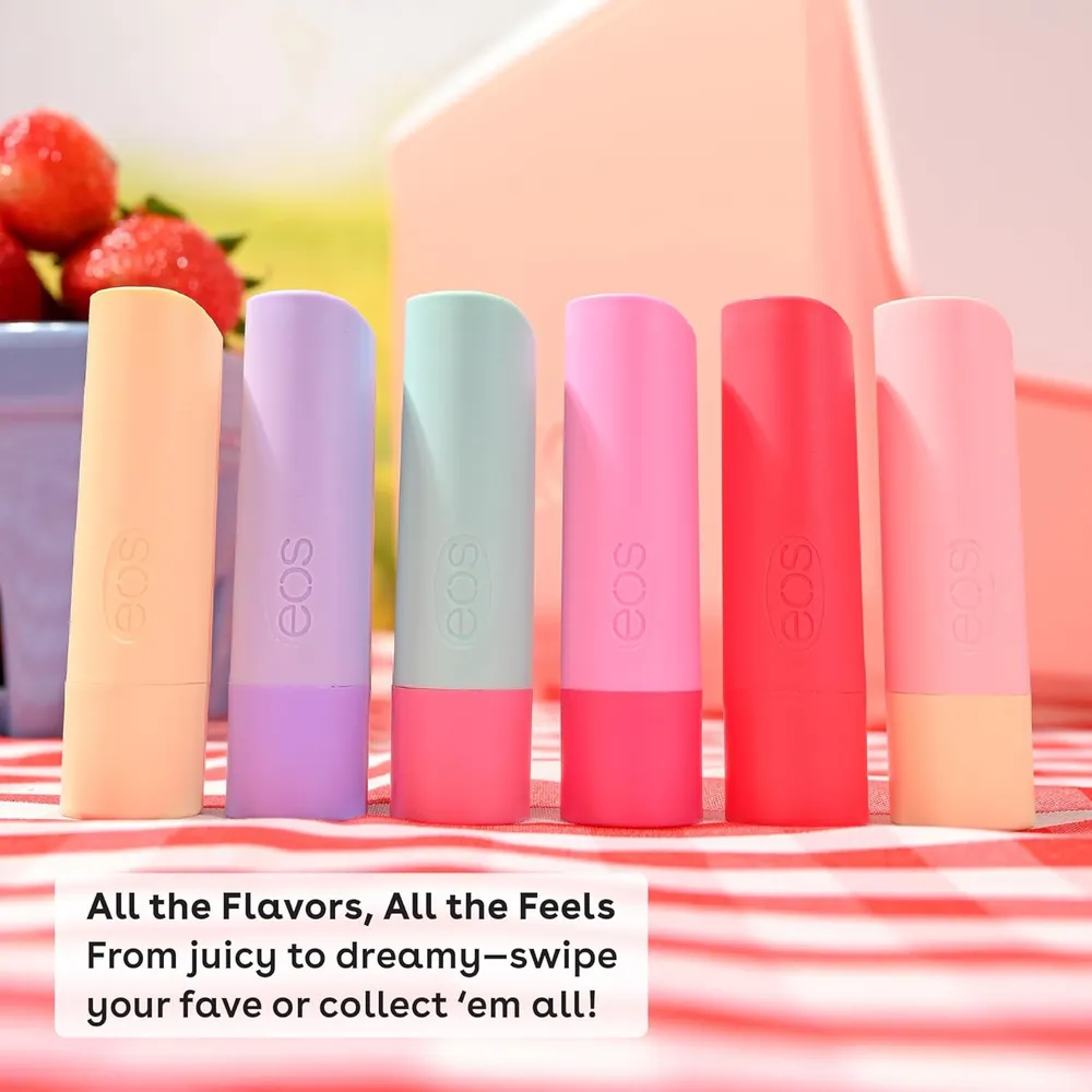 EOS bálsamos labiales barra pack 4 | 0.14 oz / 4 ml