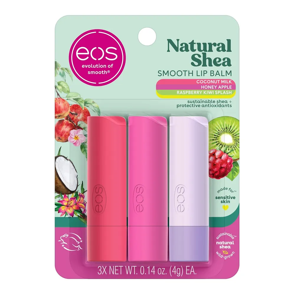 EOS bálsamos labiales pack 3 | 4 ml