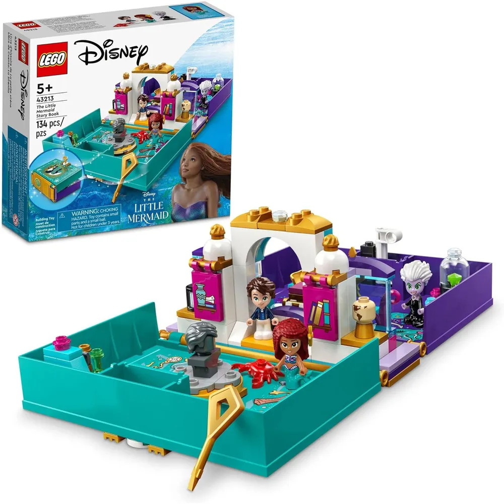 Lego Disney La Sirenita libro de cuentos set de juego infantil con muñecas