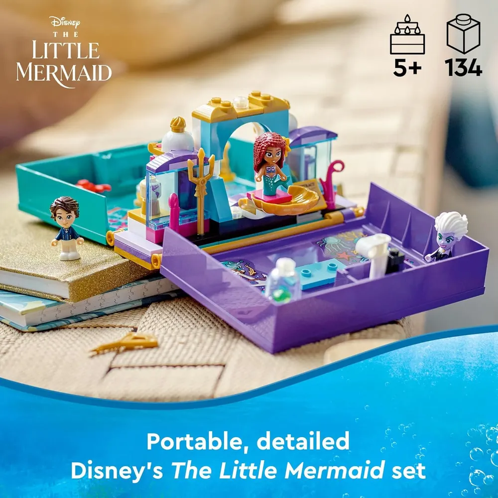 Lego Disney La Sirenita libro de cuentos set de juego infantil con muñecas