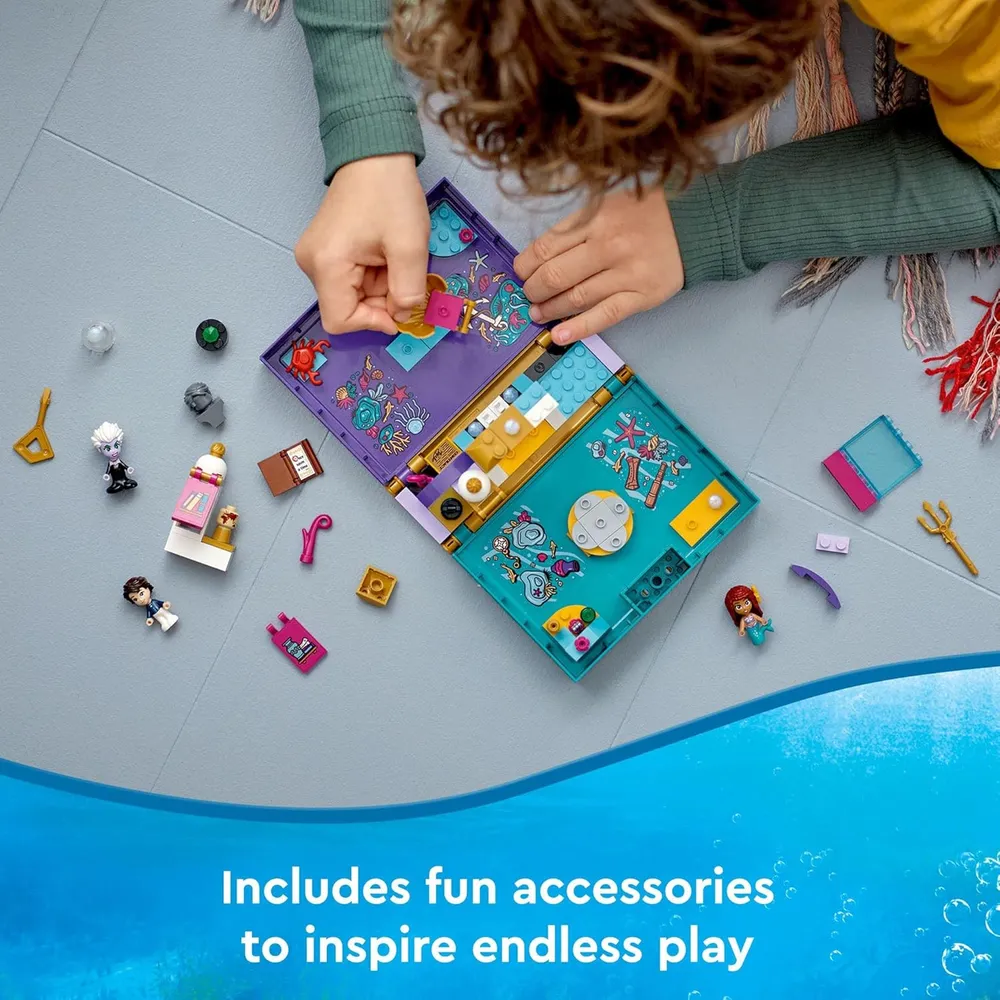 Lego Disney La Sirenita libro de cuentos set de juego infantil con muñecas