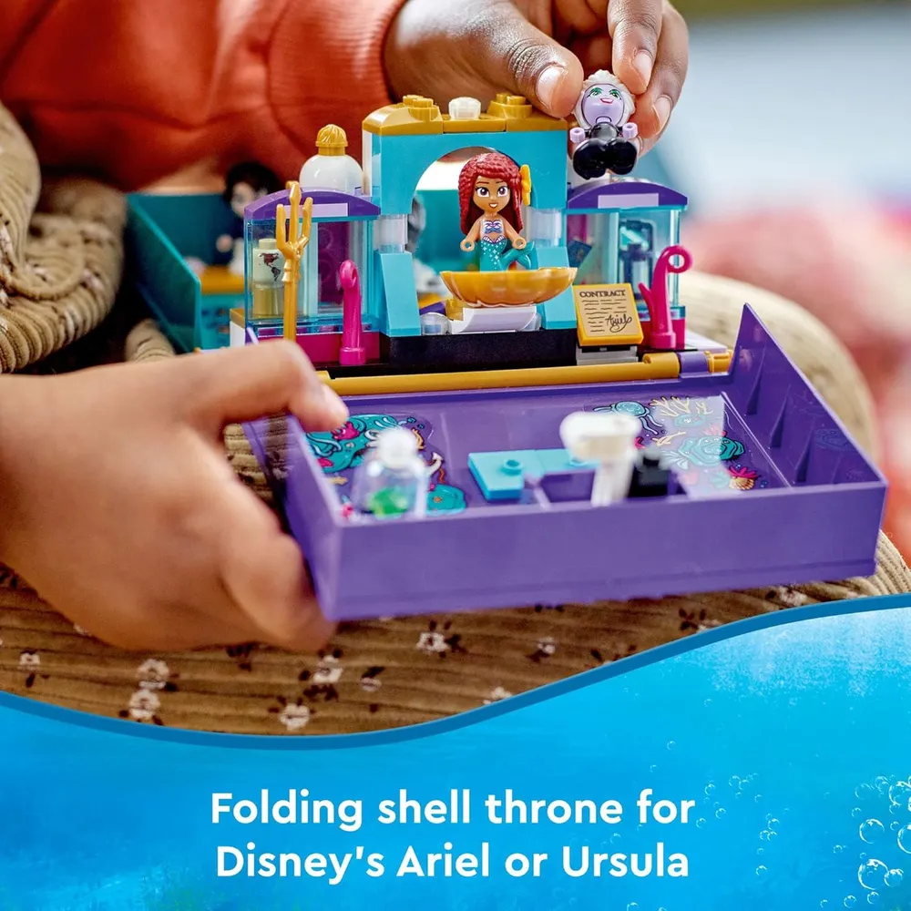 Lego Disney La Sirenita libro de cuentos set de juego infantil con muñecas