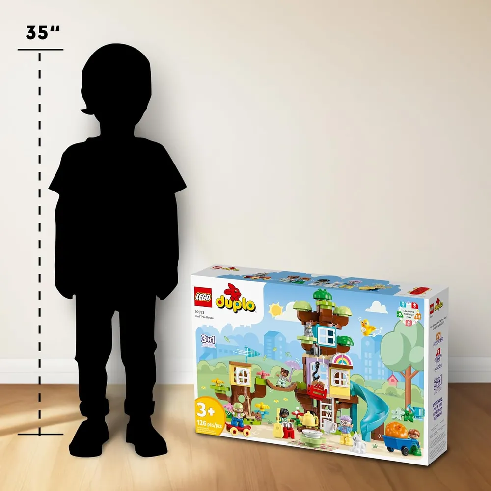 Lego Duplo casa del árbol 3 en 1 set creativo infantil con figuras incluidas