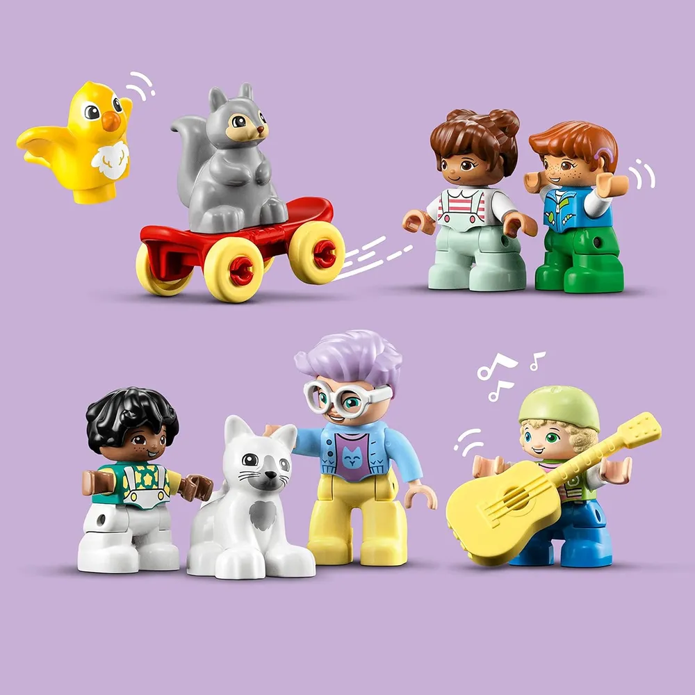 Lego Duplo casa del árbol 3 en 1 set creativo infantil con figuras incluidas