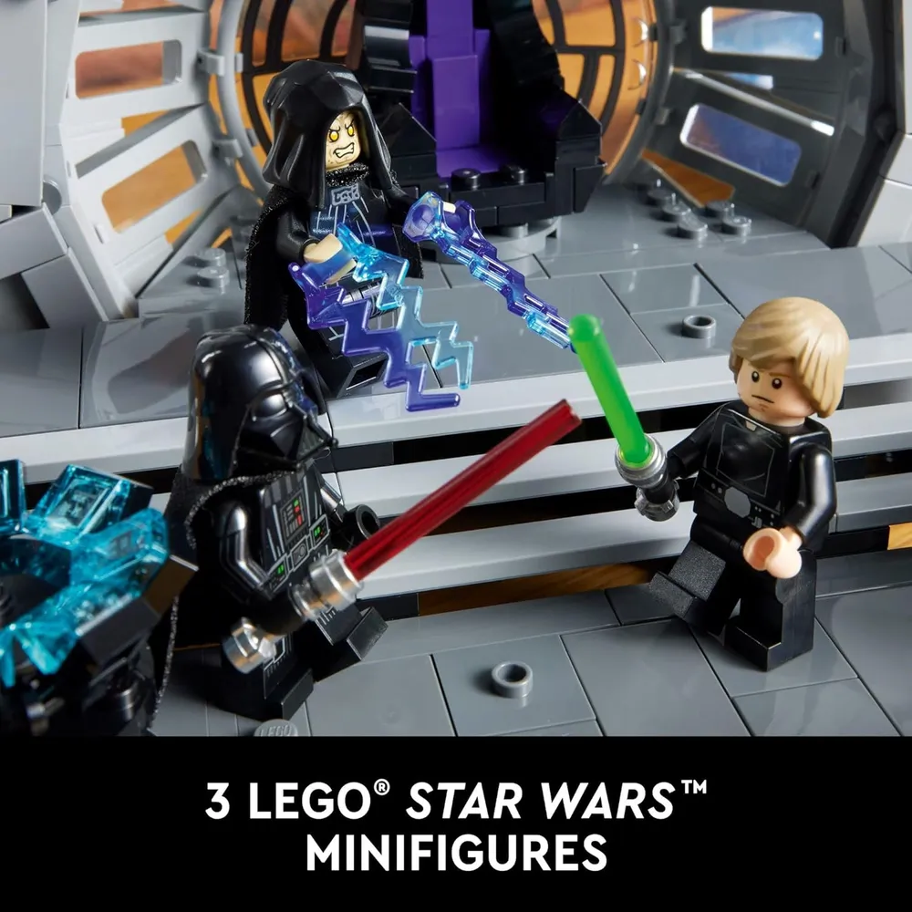 Lego Star Wars diorama sala del trono set de exhibición coleccionable adulto