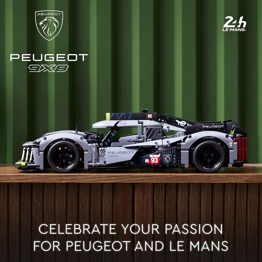 LEGO TECHNIC PEUGEOT 9X8 24H LE MANS SET DE COCHE DE CARRERAS