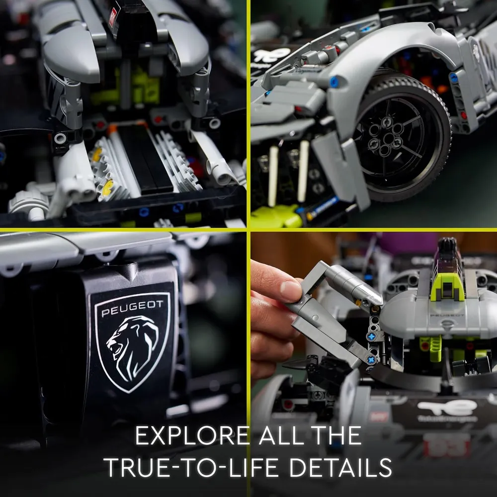 LEGO TECHNIC PEUGEOT 9X8 24H LE MANS SET DE COCHE DE CARRERAS