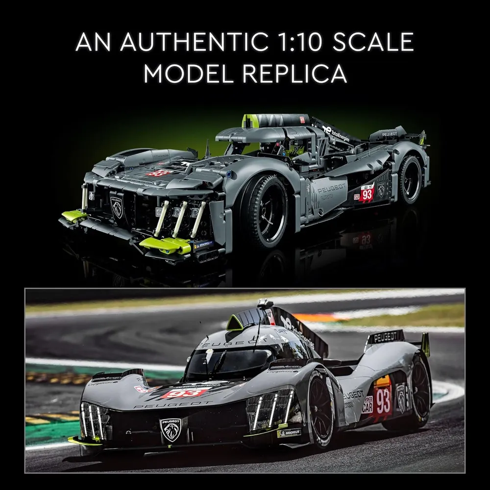 LEGO TECHNIC PEUGEOT 9X8 24H LE MANS SET DE COCHE DE CARRERAS