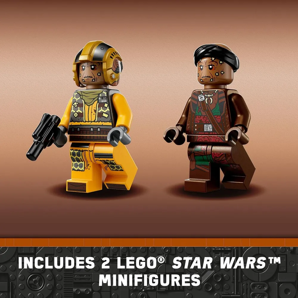 Lego Star Wars caza pirata Snub set de juego con personajes de The Mandalorian