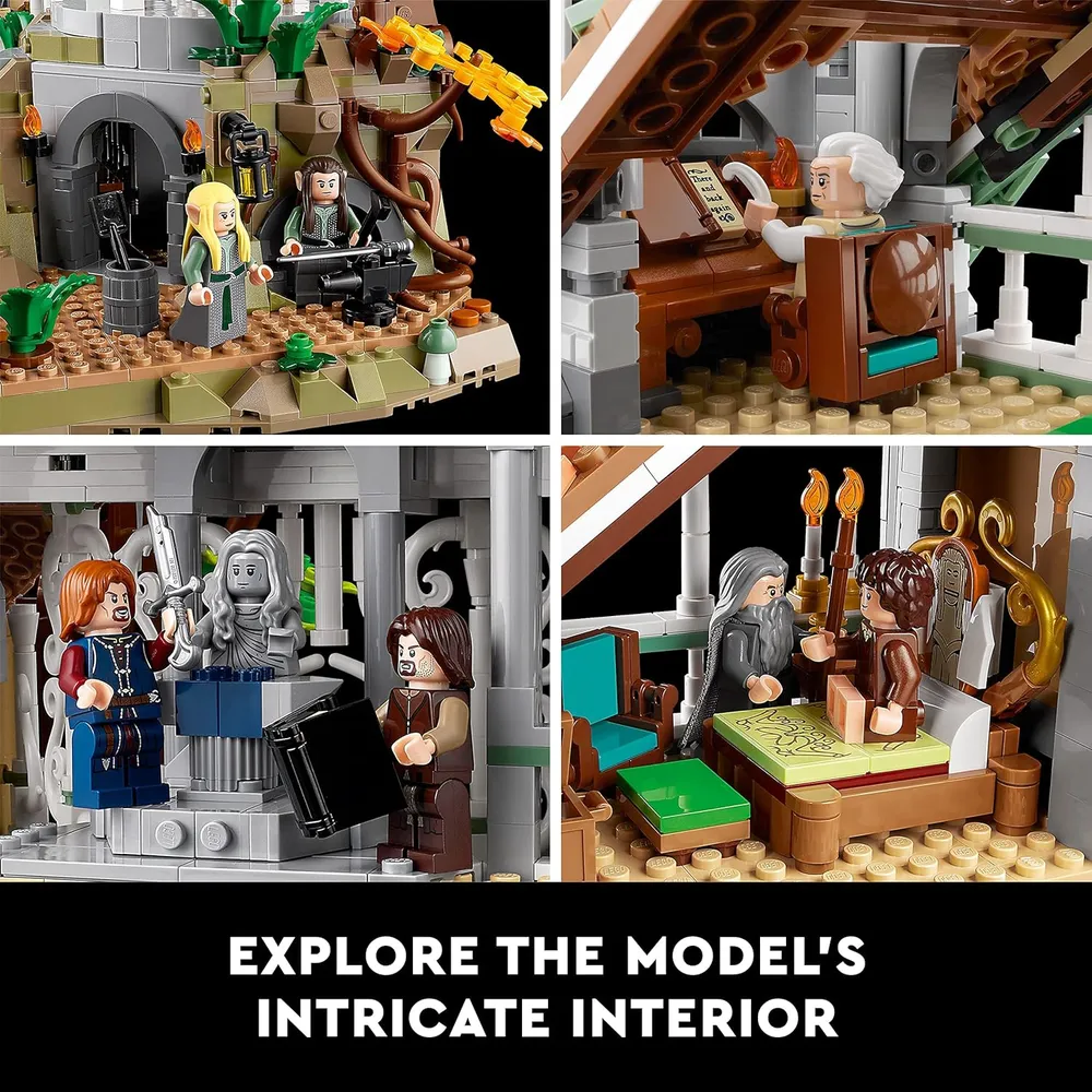 Lego Icons El Señor de los Anillos Rivendell set de construcción para adultos