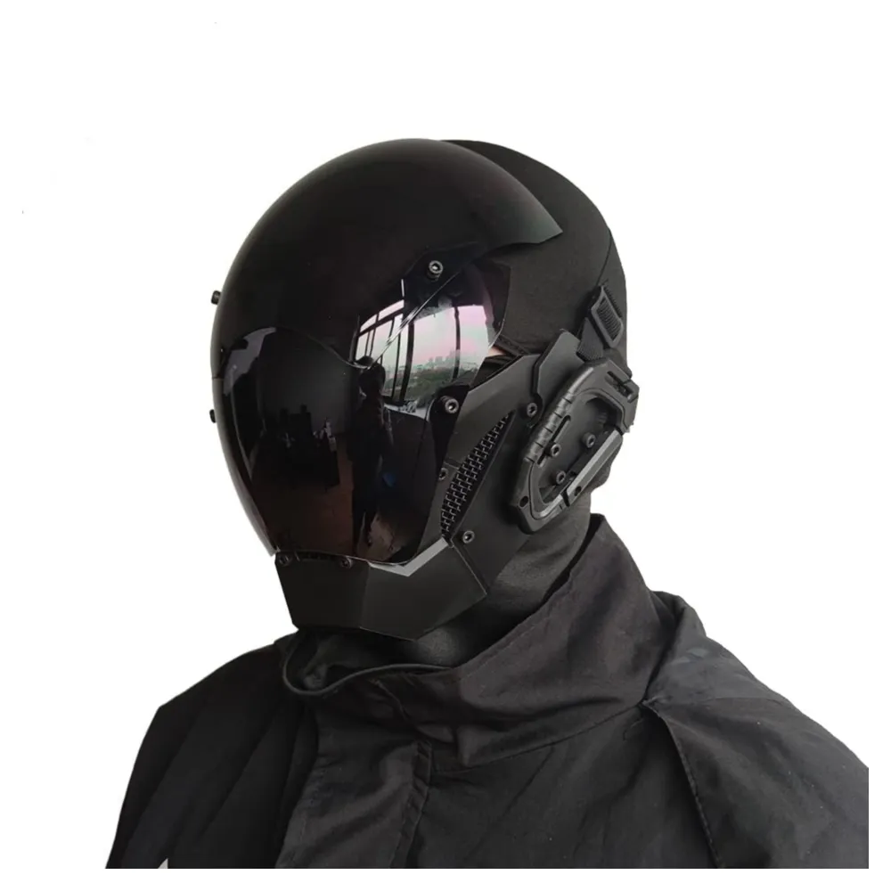 Máscara punk disfraz para fiestas, Negro