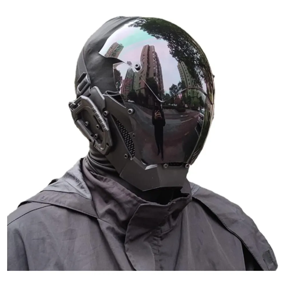 Máscara punk disfraz para fiestas, Negro