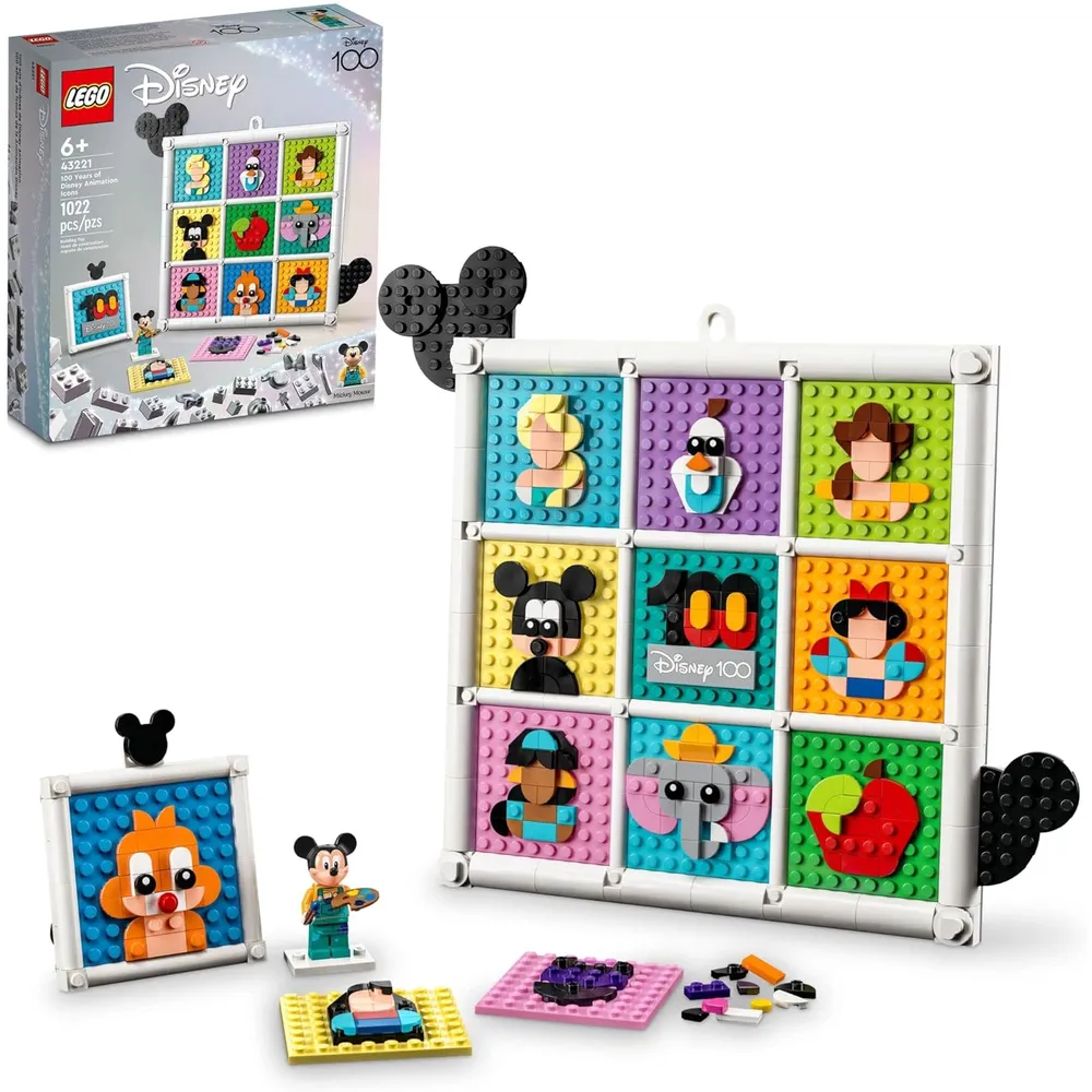 Lego Disney clásico 100 años iconos de animación set coleccionable