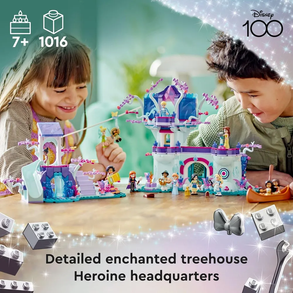 LEGO DISNEY CASA DEL ÁRBOL ENCANTADA CON PRINCESAS JASMINE, ELSA Y MOANA