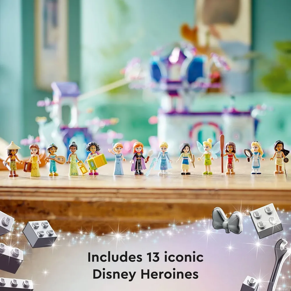 LEGO DISNEY CASA DEL ÁRBOL ENCANTADA CON PRINCESAS JASMINE, ELSA Y MOANA