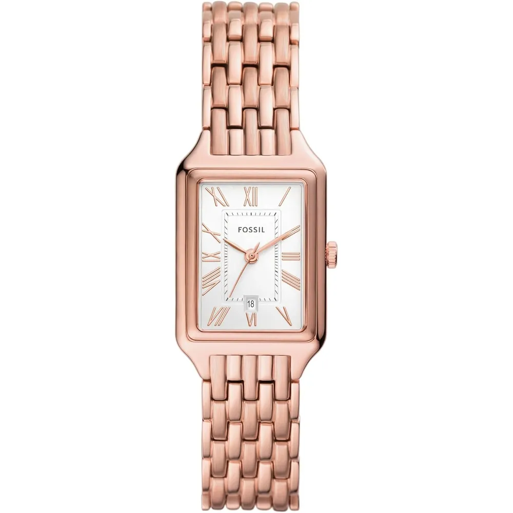 Fossil reloj de cuarzo Raquel para mujer, acero inoxidable | Dorado