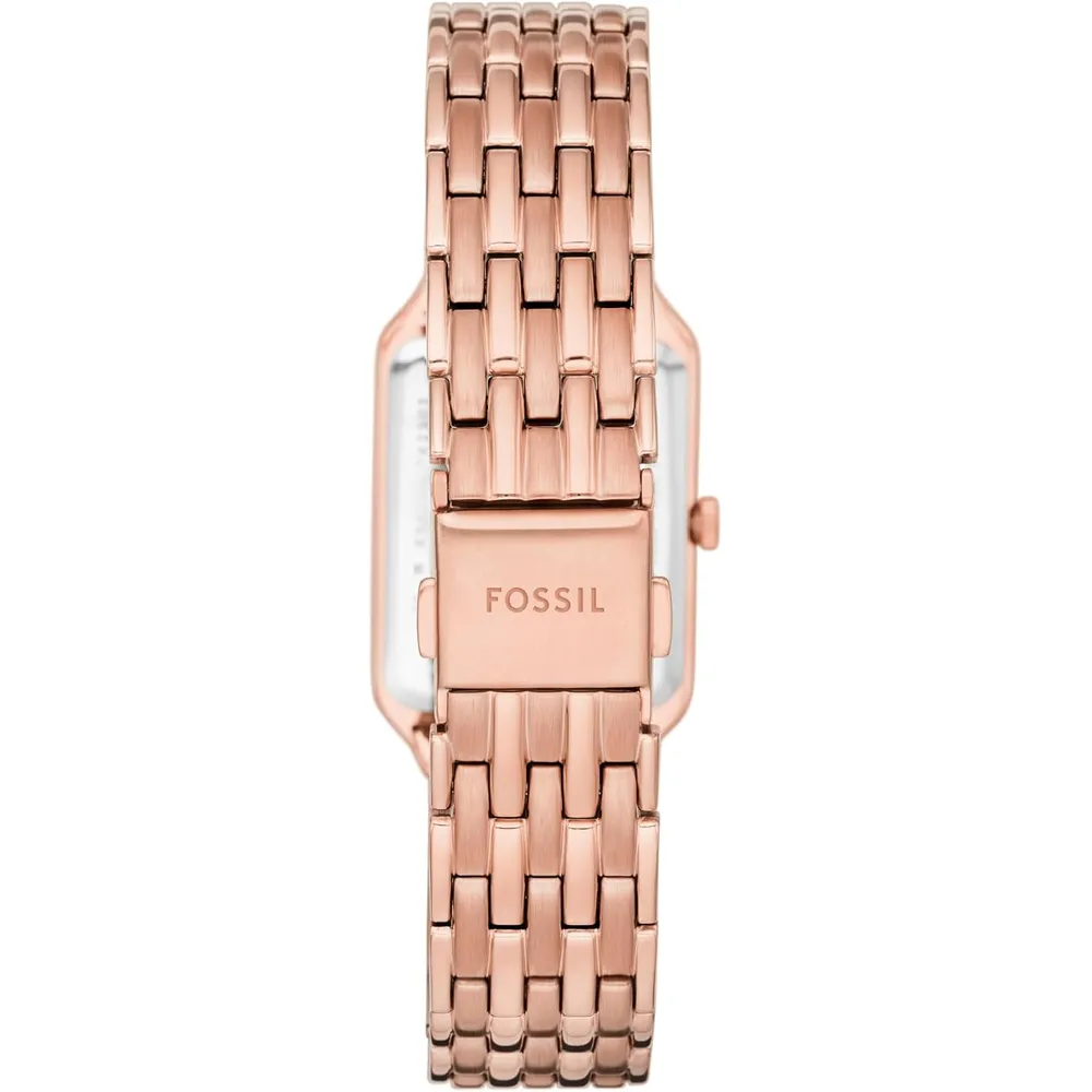 Fossil reloj de cuarzo Raquel para mujer, acero inoxidable | Dorado