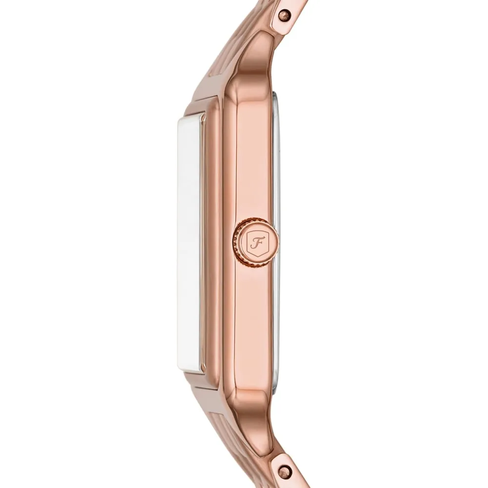 Fossil reloj de cuarzo Raquel para mujer, acero inoxidable | Dorado