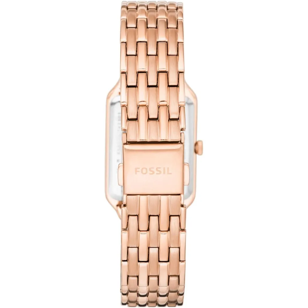 Fossil reloj de cuarzo Raquel para mujer, acero inoxidable | Dorado