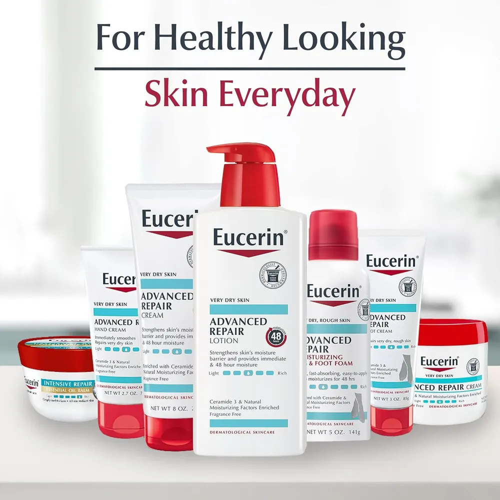 SET EUCERIN LOCIÓN CORPORAL REPARADORA & LIMPIADOR FACIAL Y CORPORAL 500 ML & 500 ML