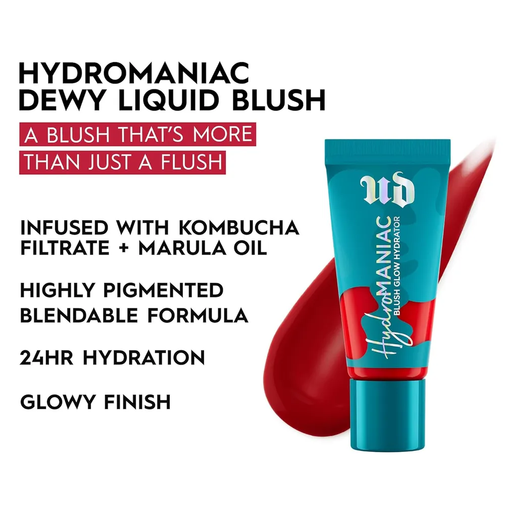 Urban Decay Rubor Líquido 24HR Hidratación con Kombucha para todo tipo de Piel 0.5 oz