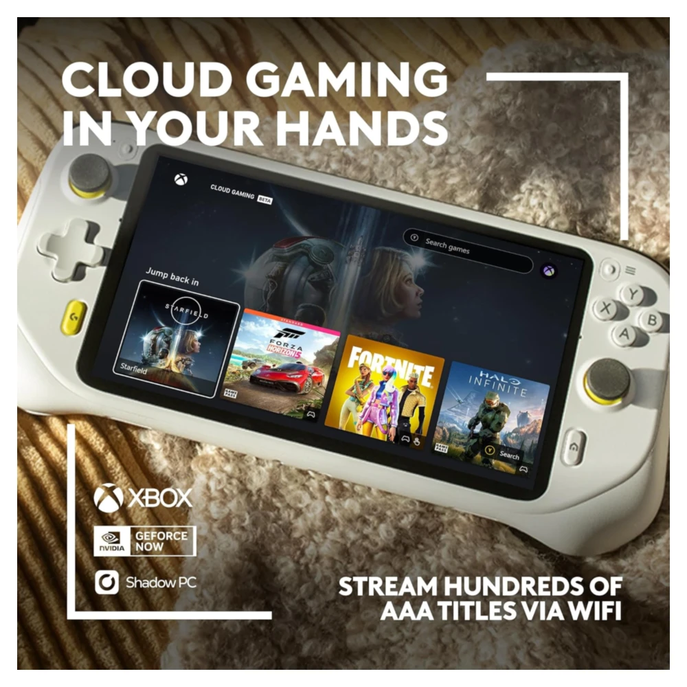 CONSOLA PORTÁTIL LOGITECH G CLOUD CON FUNDA DE TRANSPORTE ORIGINAL