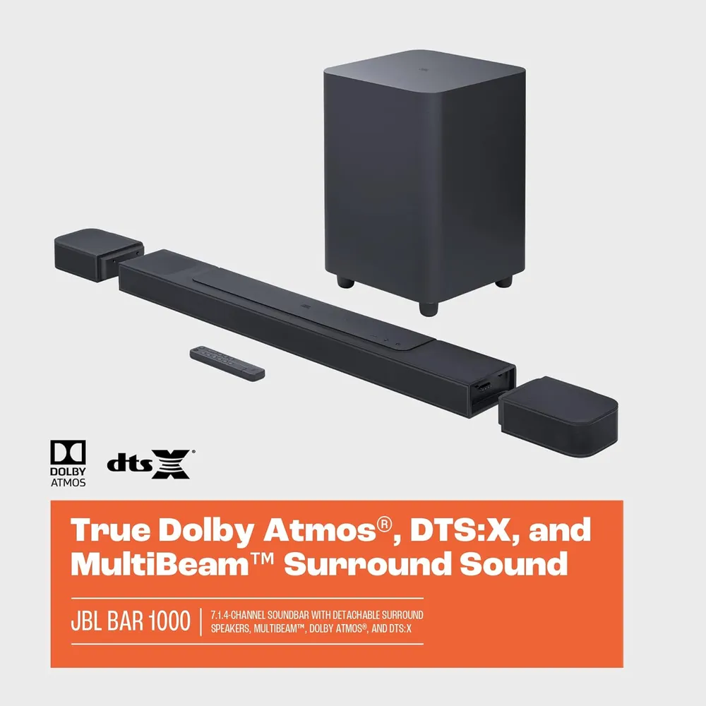 JBL Bar 1000 Barra de Sonido 7.1.4 Canales