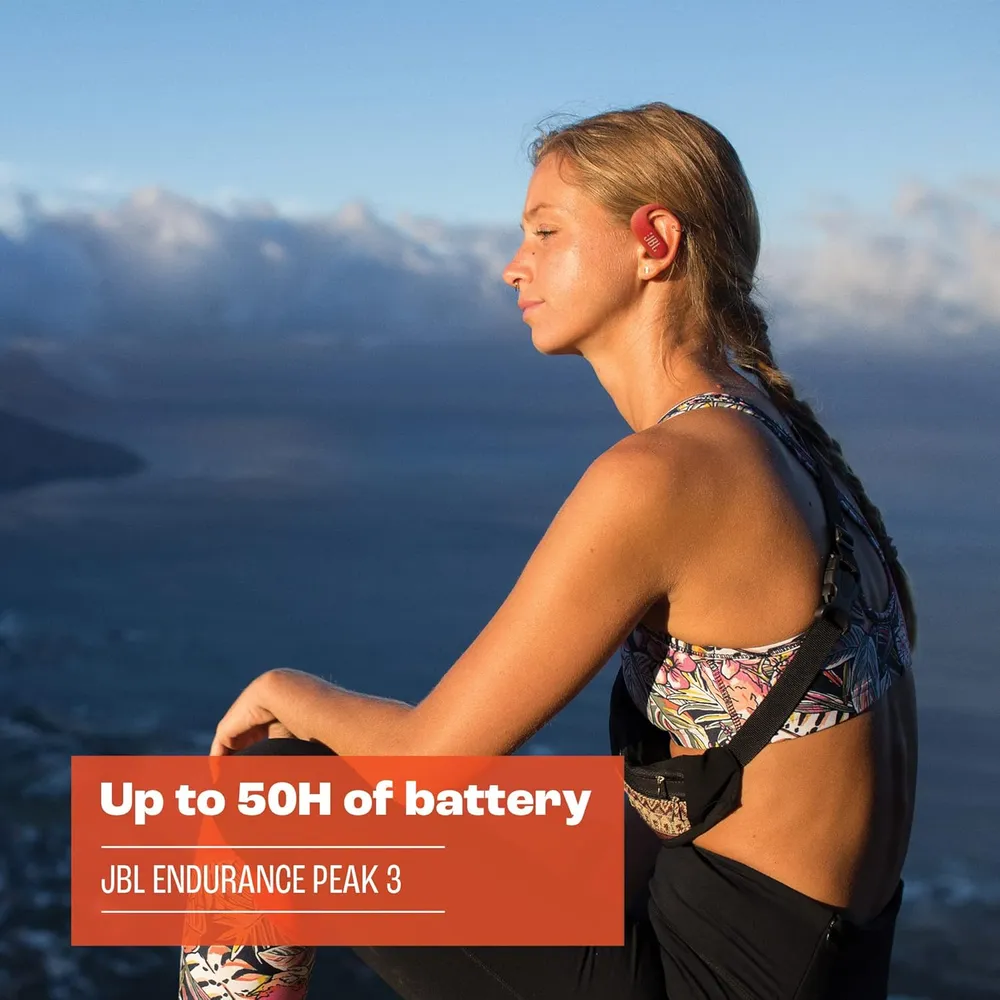JBL Endurance Peak 3 Auriculares Inalámbricos | Blanco