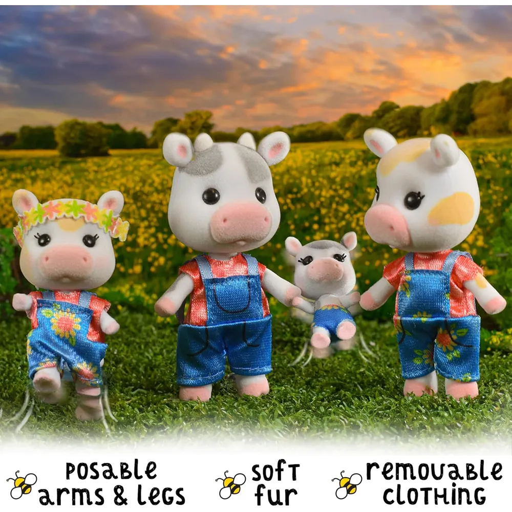 b0bqssw2rb_1_webp.webp HONEY BEE ACRES pack de 4 vacas 6-7 cm