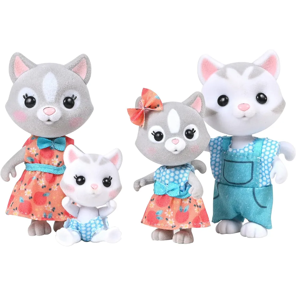 b0bqsvlt3s_0_webp.webp HONEY BEE ACRES pack de 4 gatos 6-7 cm