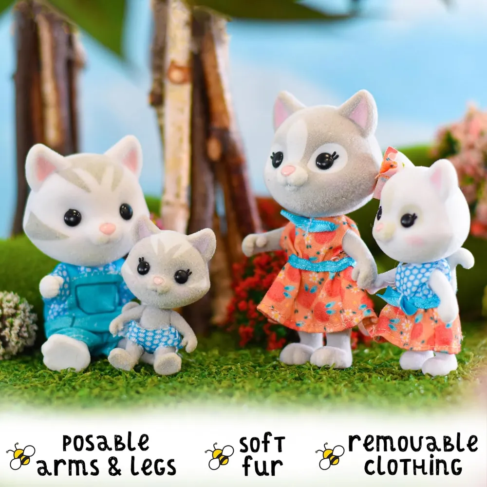 b0bqsvlt3s_1_webp.webp HONEY BEE ACRES pack de 4 gatos 6-7 cm
