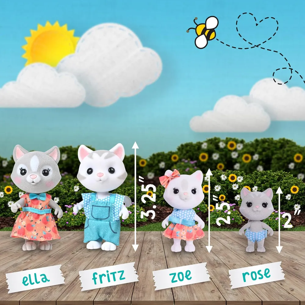 b0bqsvlt3s_3_webp.webp HONEY BEE ACRES pack de 4 gatos 6-7 cm