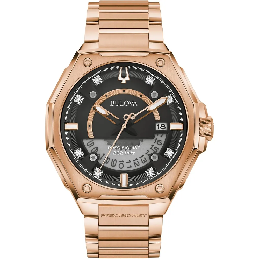 Bulova reloj serie X de hombre cuarzo alta precisión | Oro Rosa