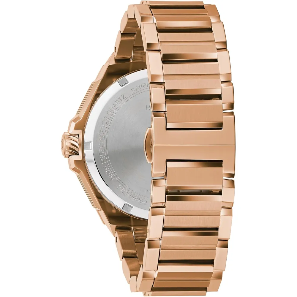 Bulova reloj serie X de hombre cuarzo alta precisión | Oro Rosa