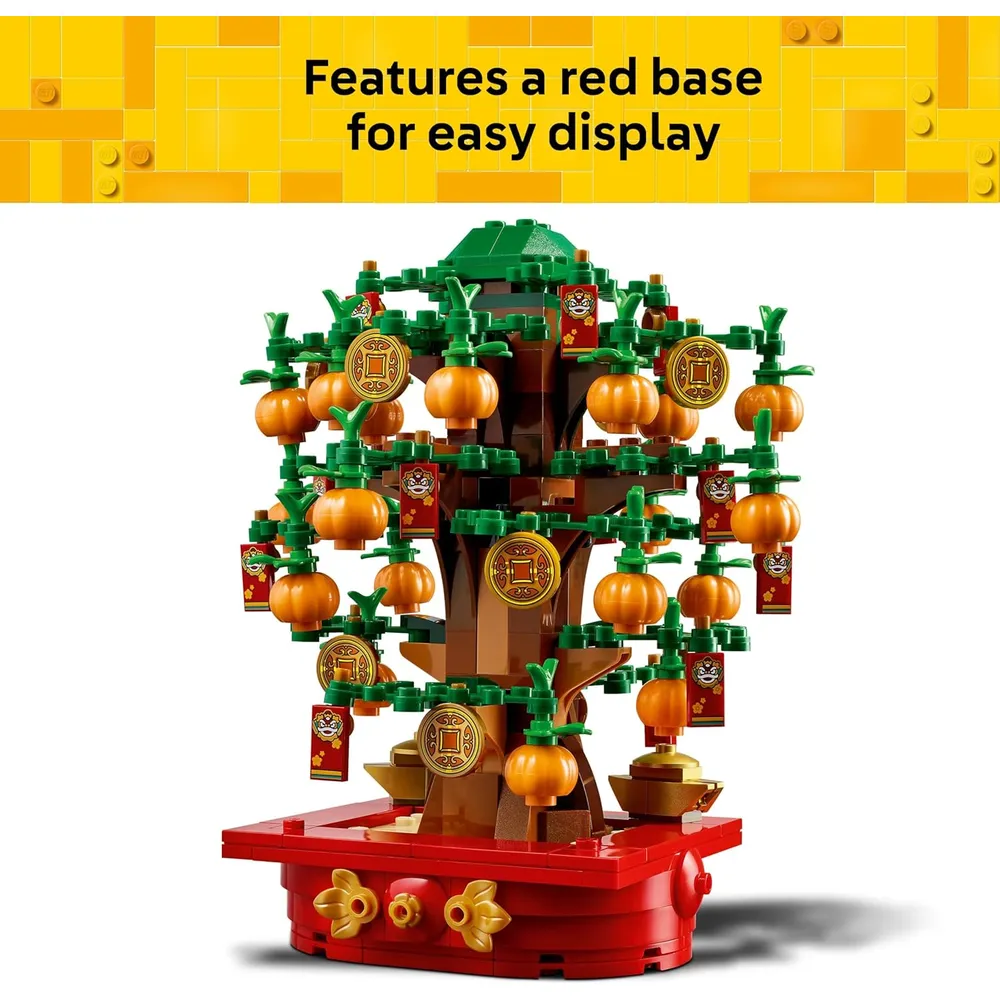 Lego árbol del dinero set decorativo de construcción cultural año nuevo lunar