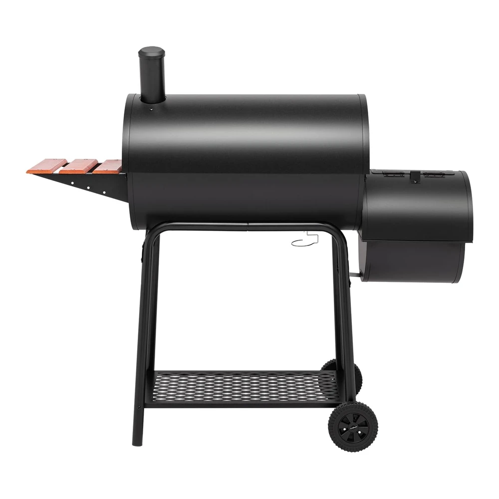 Royal Gourmet Cc1830w - Parrilla de Carbón de 30 Barriles con Mesa Auxiliar - 627" Cuadradas - Patio Trasero Al Aire Libre - Patio y Fiestas - Color Negro