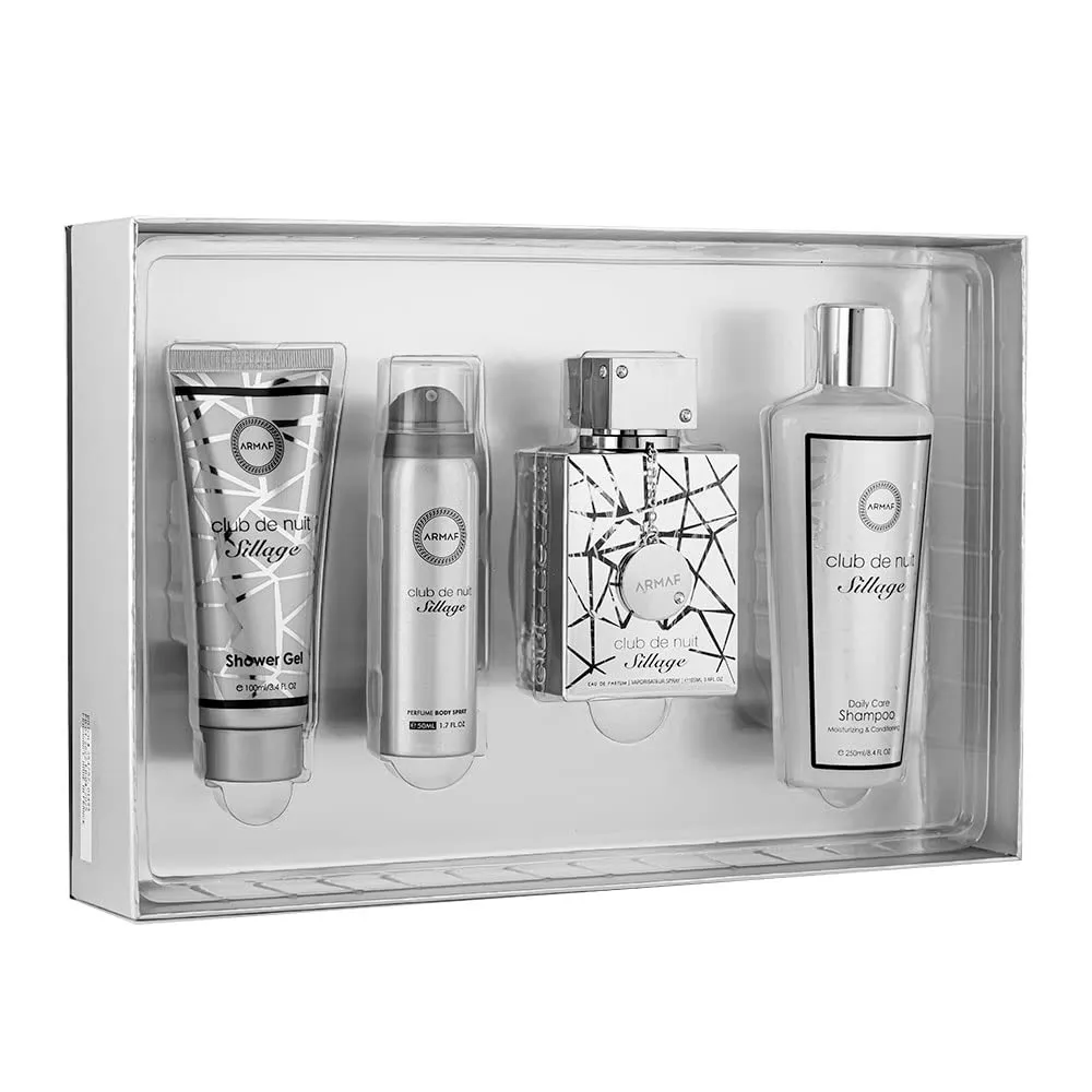 SET DE PERFUME ARMAF CLUB DE NUIT 4 PZS HOMBRE